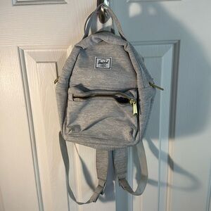 Herschel grey mini backpack